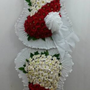 Böyük boy 2'li açılış ve tören çelenği